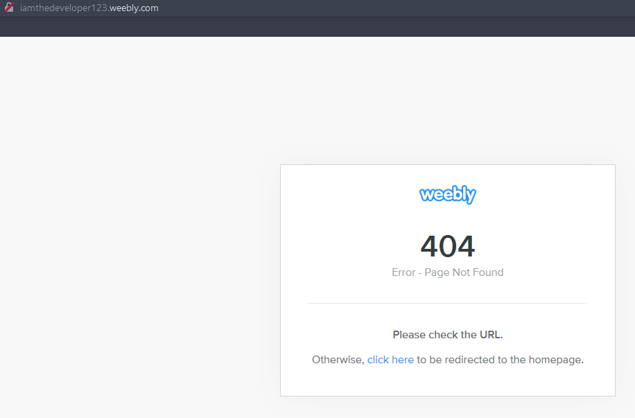 weebly site down